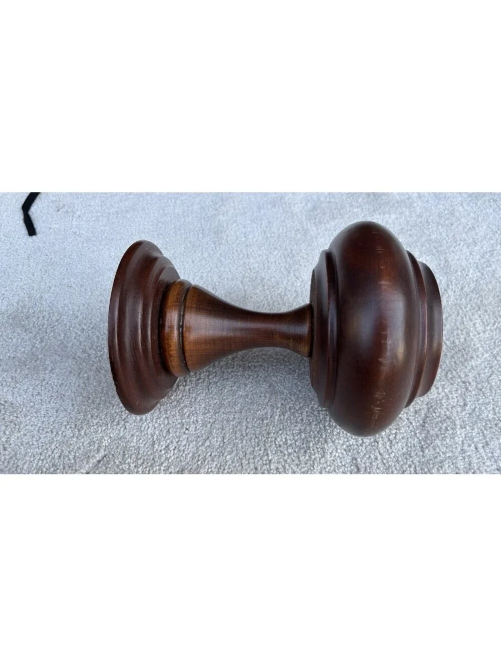 Wooden 8” Candle Holder